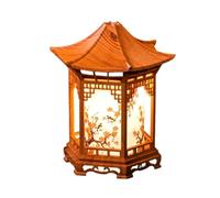 Linterna Zen Pavilion - Luces De Dos Colores Con Forma De Pagoda Ajustable | Linterna De Noche China | Para Interiores Y Exteriores, Dormitorio, Sala De Estar, Oficina, Casa, Mujeres, Hombres, Lámpara