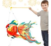 Linternas de papel de Año Nuevo Chino, Linternas de papel chinas DIY, de de primavera hechas a mano con forma de DIY con luz LED - Decoraciones De Papel Tradicionales Para Dec