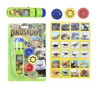 Linternas de proyección para niños,Linterna de proyector para niños | Proyector de linterna para niños Proyector de luz Juego educativo de ciencia Dinosaurio