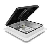 Linternas de techo con asas de espesor corredizo RV 42 x 42 cm, 14 x 14 pulgadas, transparente para caravana, caravana