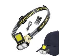Linternas Frontales Recargables LED - Lámpara Frontal USB para Frente | Impermeable para Pesca Nocturna, Camping, Senderismo, Running y Actividades Exteriores