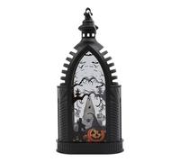 Linternas Halloween Interior - Adornos Linternas LED - Decoración para Ambiente de Terror de Halloween en Fiestas y Festivales, Lámpara de Vela para Uso en Exterior e Interior del Hogar