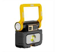 Linternas LED de energía solar, luz portátil multifuncional, recargable, para acampar, con caja de herramientas incorporada