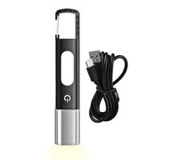 Linternas LED de mano | Linterna pequeña de alto brillo con gancho | Linterna LED de bolsillo recargable para , viajar, pescar, acampar