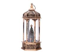 Linternas para Velas Linterna de Noche con Vela LED navideña, for Mesa y Colgante, Multicolor, 14 x 5, cm(C)