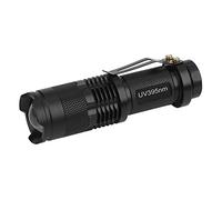 Linternas UV Linterna Ultravioleta LED, Linternas de Luz Ultravioleta Detectar Manchas de Orina de Mascotas, Buscador de Chinches, Perro/Gato Quitamanchas (Baterías No Incluidas)(395nM)