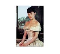 LINTEZHG Audrey Hepburn Póster Vintage Pintura Decorativa Lienzo Arte de Pared Salón Póster Dormitorio Pintura, Arte de Pared Impresión de Imagen Moderna Decoración de Habitación Familiar 20 x 30