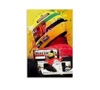 LINTEZHG Ayrton Senna Racing Póster Pintura Decorativa Lienzo Arte de Pared Salón Póster Dormitorio Pintura, Arte de Pared Impresión de Imagen Moderna Decoración de Habitación Familiar 40 x 60 cm (40