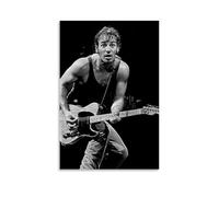 LINTEZHG Bruce Springsteen Póster Blanco y Negro Pintura Decorativa Lienzo Arte de Pared Salón Póster Dormitorio Pintura, Arte de Pared Impresión de Imagen Moderna Decoración de Habitación Familiar 40