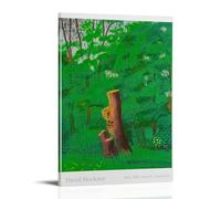 LINTEZHG David Hockney Spring Arrival Art Poster Pintura Decorativa Lienzo Arte de Pared Salón Póster Dormitorio Pintura, Arte de Pared Impresión de Imagen Moderna Decoración de Habitación Familiar 24