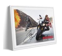 LINTEZHG MISSION IMPOSSIBLE ROGUE NACION SIGNED Póster Pintura Decorativa Lienzo Arte de Pared Salón Póster Dormitorio Pintura, Arte de Pared Impresión de Imagen Moderna Decoración de Habitación