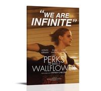 LINTEZHG Perks of Being A Wallflower Movie Póster Pintura Decorativa Lienzo Arte de Pared Salón Póster Dormitorio Pintura, Arte de Pared Impresión de Imagen Moderna Decoración de Habitación Familiar