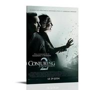 LINTEZHG The Conjuring 2 Película Art Póster Pintura Decorativa Lienzo Arte Mural Salón Póster Dormitorio Pintura, Arte de Pared Impresión de Imagen Moderna Decoración de Habitación Familiar 08 x 12