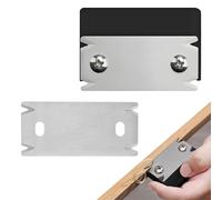 LINTRA Cepillo Carpintero, Cepilladora Portátil Cortadora de Madera, Madera Negra Cortador de Borde Manual, con Cuchillas Reemplazables, Cepilladora de Cantos Antideslizantes para Madera, PVC, Pladur