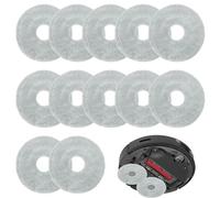 LINTRA Robot Aspiradora Paño Almohadillas, Suave Paños de Repuesto para Dreame, lavable Mopas de Robot Aspirador, para Dreame L10s Ultra/X40/X50/S20/S10 y para Xiaomi X20/X10 Robots Barredores