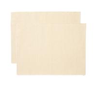 Linum 2 Manteles individuales Uni 35x46 cm Beige cremoso
