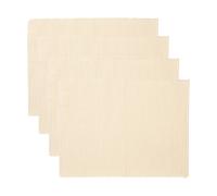 Linum 4 Manteles individuales Uni 35x46 cm Beige cremoso