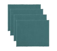 Linum 4 Manteles individuales Uni 35x46 cm Gris turquesa oscuro