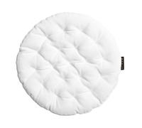Linum Cojín de silla Pepper Ø37 cm blanco