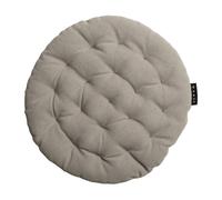 Linum Cojín de silla Pepper Ø37 cm gris claro