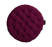 Linum Cojín de silla Pepper Ø37 cm Rojo burdeos