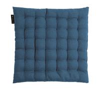 Linum Cojín para silla Pepper 40x40 cm azul índigo
