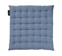 Linum Cojín para silla Pepper 40x40 cm Azul mar profundo