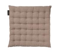 Linum Cojín para silla Pepper 40x40 cm Marrón topo oscuro