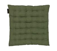 Linum Cojín para silla Pepper 40x40 cm verde oliva
