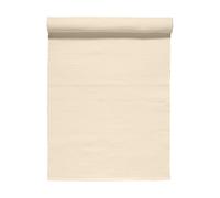 Linum Corredor de mesa Uni 45x150 cm Beige cremoso