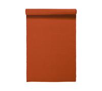 Linum Corredor de mesa Uni 45x150 cm Naranja óxido