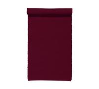 Linum Corredor de mesa Uni 45x150 cm Rojo burdeos