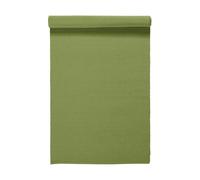 Linum Corredor de mesa Uni 45x150 cm Verde musgo
