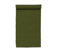 Linum Corredor de mesa Uni 45x150 cm Verde oliva oscuro