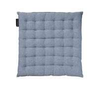 LINUM Pepper - Cojín para asiento (40 x 40 cm, 100% algodón, lavable a máquina), color azul marino