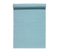 Linum Uni Camino de Mesa 45x150 cm, 100% Algodón, Lavable en la Lavadora, Azul Cielo Claro