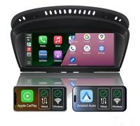 Linux-Autoradio 8.8" IPS Pantalla Táctil para BMW Sistema CIC: Serie 3 E90/E91/E92/E93 2008-2013,Serie 5 E60/E61 2008-2010,CarPlay/Android Auto inalámbrico,Radio AM/FM RDS,Bluetooth,DSP,Arranque en 2s