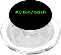 Linux Bash Funny Devops Terminal de administración Linux PopSockets PopGrip para MagSafe