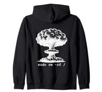 Linux - Funny Linux Command Sudo RM RF para Hombre Mujer Linux Sudadera con Capucha