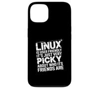 Linux Is User-Friendly Just Picky About Friends - Carcasa para iPhone 13