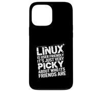 Linux Is User-Friendly Just Picky About Friends - Carcasa para iPhone 13 Pro MAX
