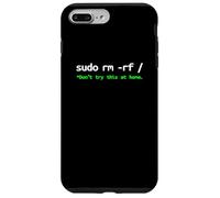 Linux Sudo RM RF Programador, Ingeniero, Código Abierto Divertido Carcasa para iPhone 7 Plus/8 Plus