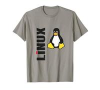 Linux Tux amante tee tagline y logotipo de pingüino código abierto Os Camiseta