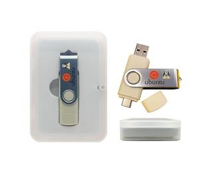 Linux Ubuntu Focal Fossa 20.04 Desktop / Server + 19.04 Desktop / Server + Disco de reparación de arranque 64 bits - Linux/Windows Repair Utility Multiboot Live System Install Boot USB Flash Drive