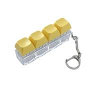 Linvimia Llavero en que se puede hacer para aliviar la ansiedad, juguete sensorial de, herramienta de gestión del estrés de tamaño de bolsillo para niños y, llavero de juguete