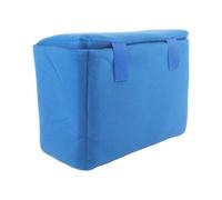 Linvimia Protector de lente de cámara, resistente al agua, para cámara réflex digital, almacenamiento de equipos, accesorios de viaje al aire libre, protector de cámara grueso, Blue, Mass Beauty