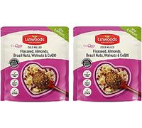 Linwoods Linaza molida, almendras, nueces de Brasil, nueces y Co-q10 360g (paquete de 2)