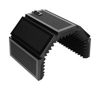 linxiaojix Escudo de Aislamiento de Micrófono, Equipo de Grabación de Música de Espuma Absorbente de Sonido para Soporte de Micrófono para Estudio