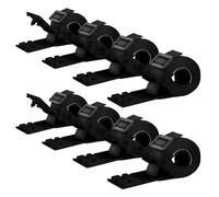 Linxor ® Lote de 8 Correas para enrollador con Clips cocodrilo para Todo el Tipo de enrollador para Cubierta a Burbujas de Piscina - Norma CE