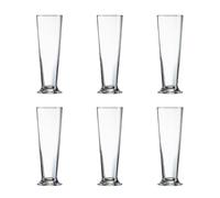 Arcoroc Linz Caja 6 Vasos Altos Cerveza Vidrio 39cl Sodo No Apto Microondas Apto Frigorífico Reciclable